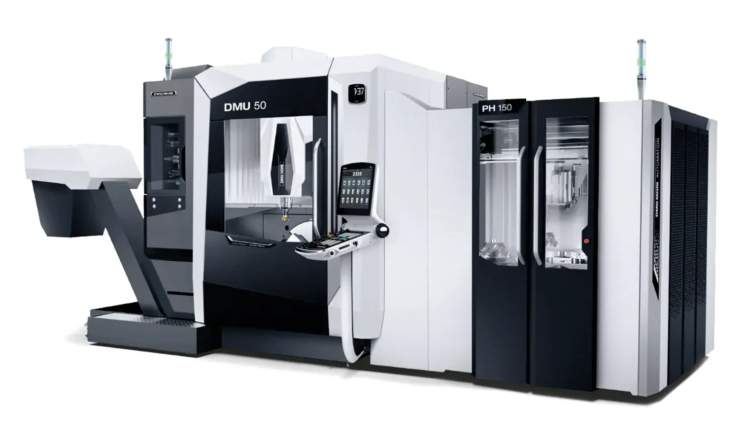 d m g stealth paired with p h 150 pallet changer